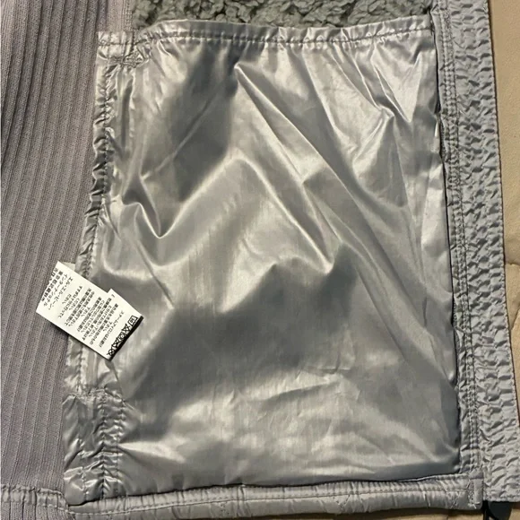 L.L. Bean Women's Quilted Jacket Vest Fleece Lined Full Zip Gray Large - Picture 7 of 10